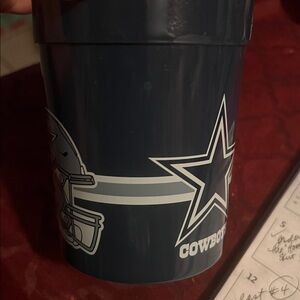 NFL Cowboys Navy and Gray Tumbler